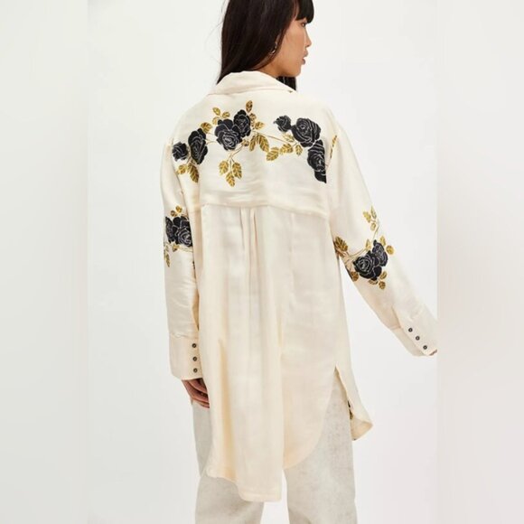 Free People Off the Vines Shirt - Picture 3 of 6